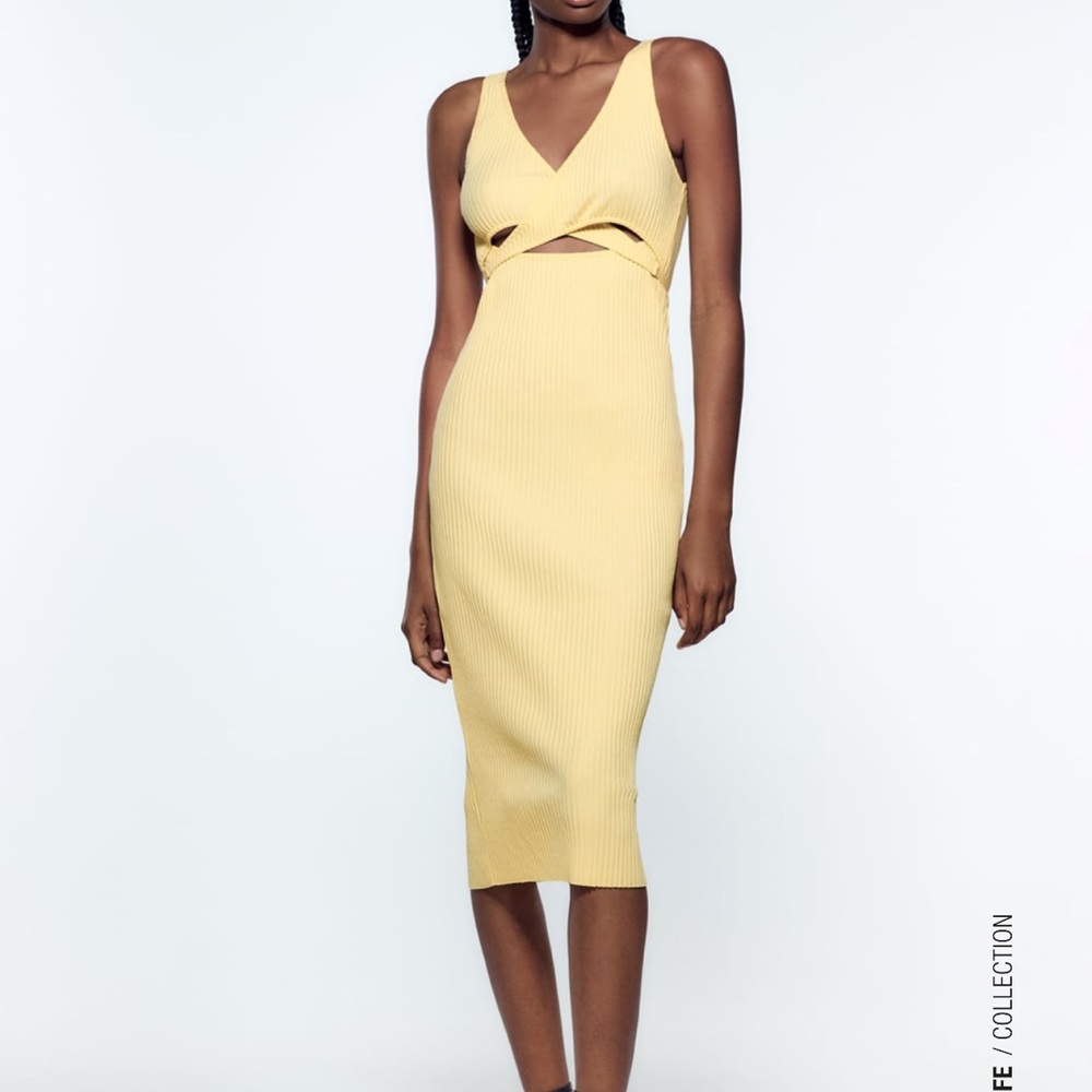 Zara cut out dress